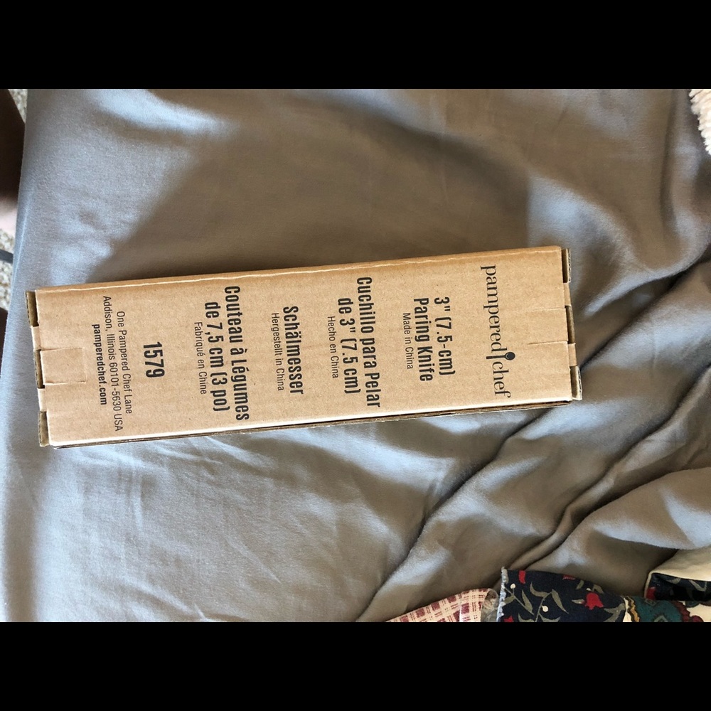New pampered chef knife
